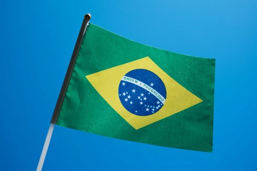 Brazilian flag ahead of the 2026 presidential runoff