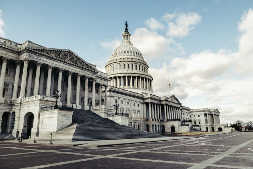 United States Capitol building in Washington, DC, home of the US Congress
