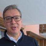 Aleksandar Vučić pictured in an image used for Votendi coverage of the 2026 Serbian election.