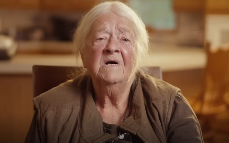 Donna Arthur in a campaign ad criticizing her daughter Amy Acton during the 2026 Ohio governor race